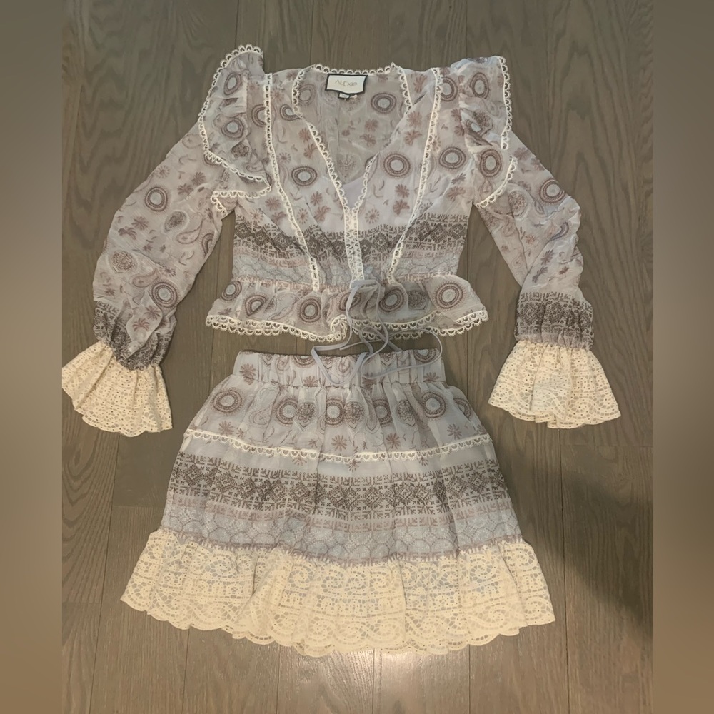 Alexis skirt and top